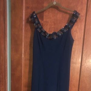 Ralph Lauren Navy Formal Dress